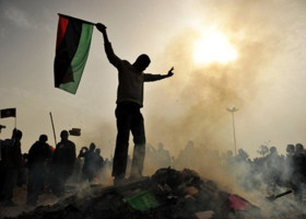 Libia: Dichiarazione dell’istituzione del Consiglio nazionale di transizione temporanea