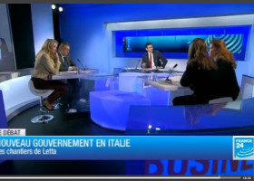 FRANCE 24 – LE DEBAT: “Nuovo governo in Italia: I progetti di Letta”