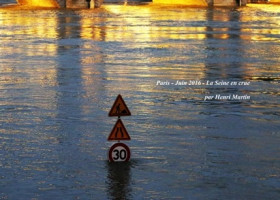 Paris – Juin 2016 – La Seine en crue  par Henri Martin