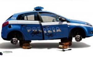 polizia appiedata