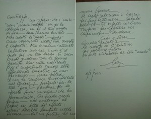 Lettera di Don Ciotti a Filippo Lazzara