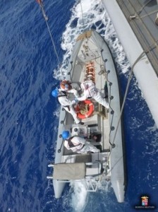  Immagini del soccorso medico di nave Grecale 