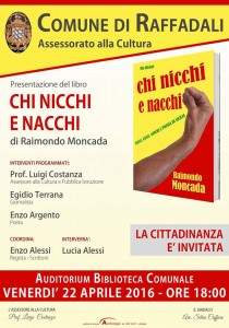 chi nicchi e nacchi - manifesto comune di raffadali