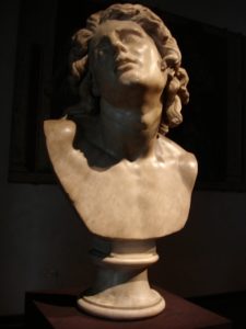 Alessandro morente, scultura ellenistica, II secolo a.C.