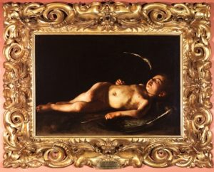 Caravaggio, Amore dormiente, Galleria Palatina, Firenze