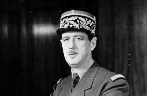 1940-1945, portrait du général de Gaulle.