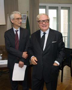 Cesare Rosselli e Achille Colombo Clerici di Assoedilizia