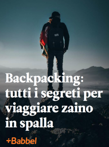 Backpacking-zaino in spalla-ebook