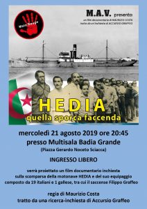 2019.08.21 locandina HEDIA Sciacca Badia Grande JPG