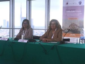 A destra la dott.ssa Marina Rizzo