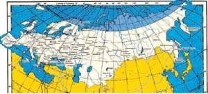 L’Euro-Russia (in bianco)    