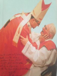 Nino Trentacoste con arcivescovo di Palermo