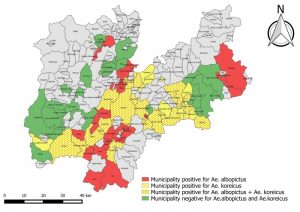 mappa comuni positivi Aedes albopicuts e Aedes koreicus_ott_2019 ( br